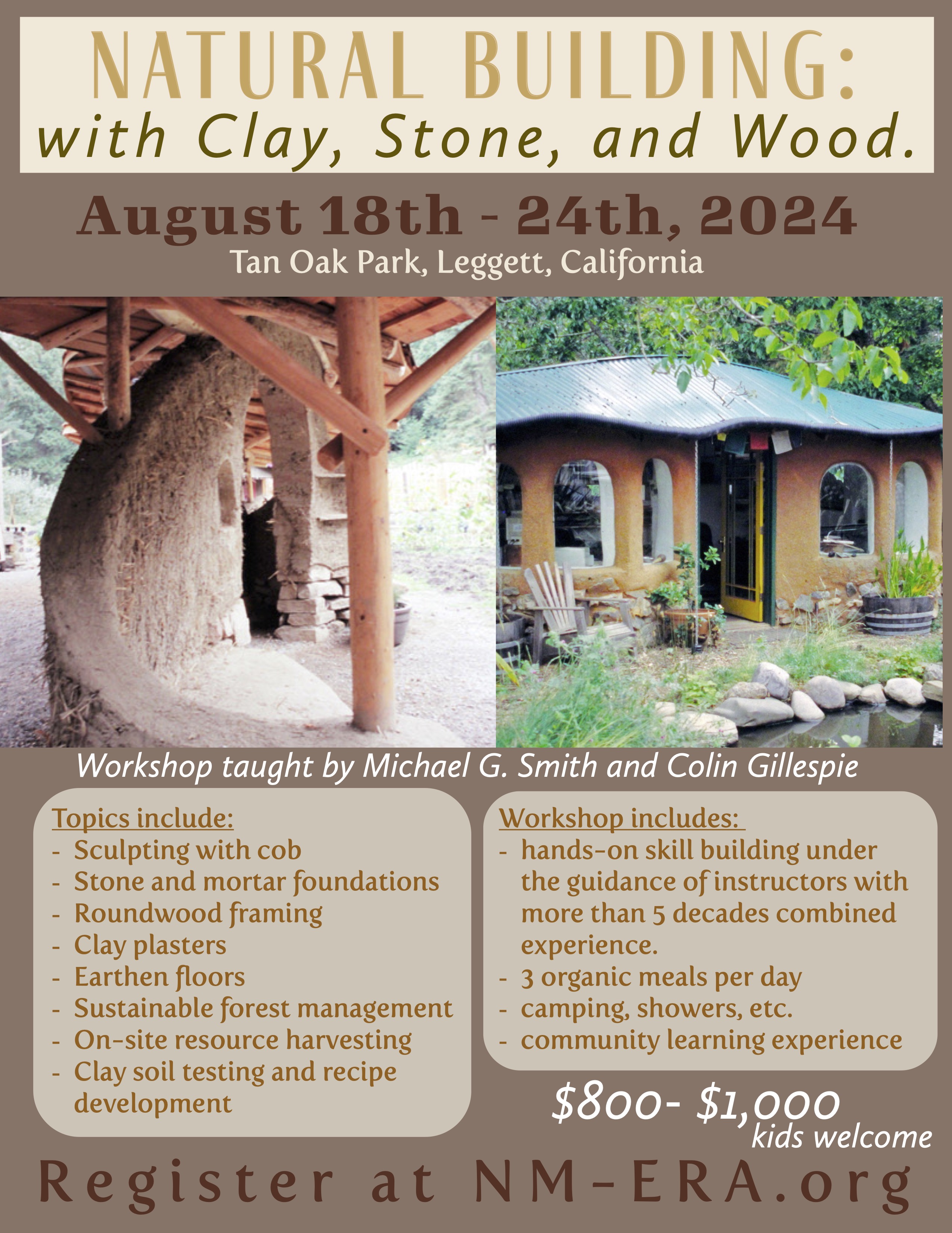 Natural Building with Clay, Stone, and Wood
