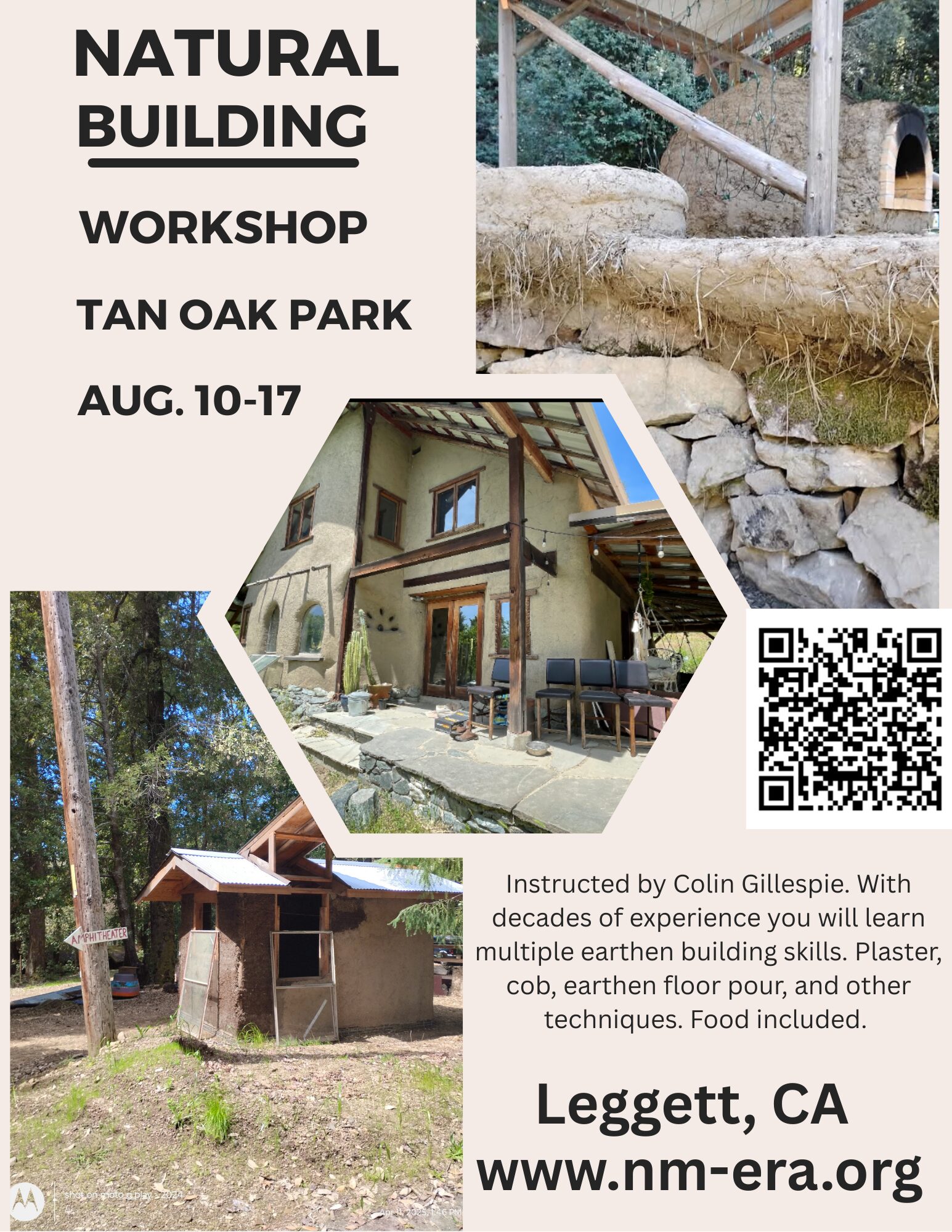 Natural Building Workshop Poster