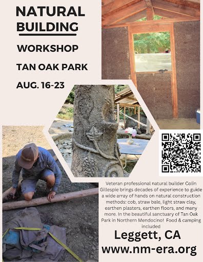 Natural Building Workshop in Northern California